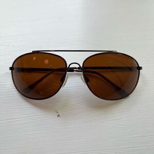 Stauer Flyboy Sunglasses Tortoise Print Metal Frame UV400 Aviator Pilot Style